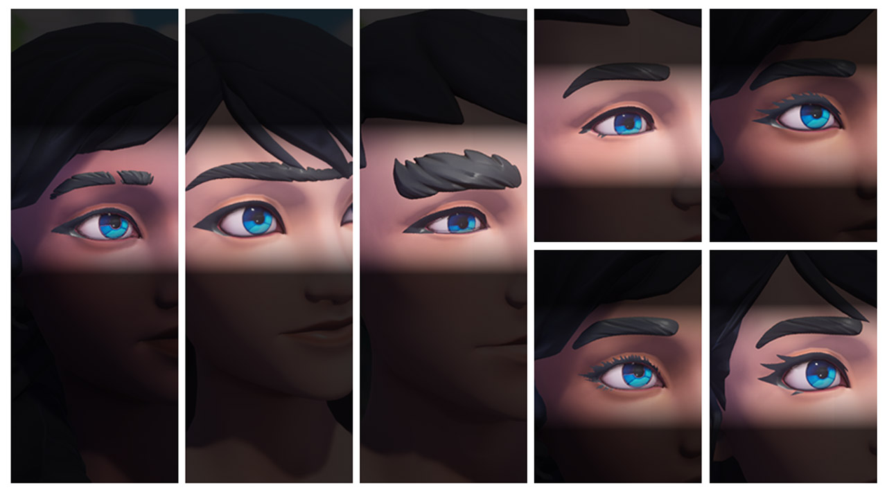 Set Makeup EyelashesAndEyebrows01 ForWeb