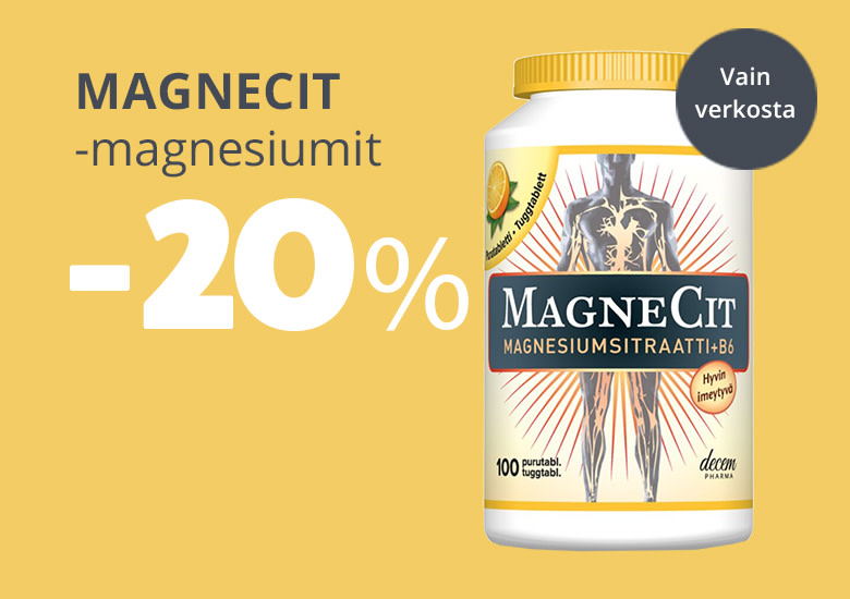 Syyskuun verkon tarjous | Magnecit-tuotteet -20 %