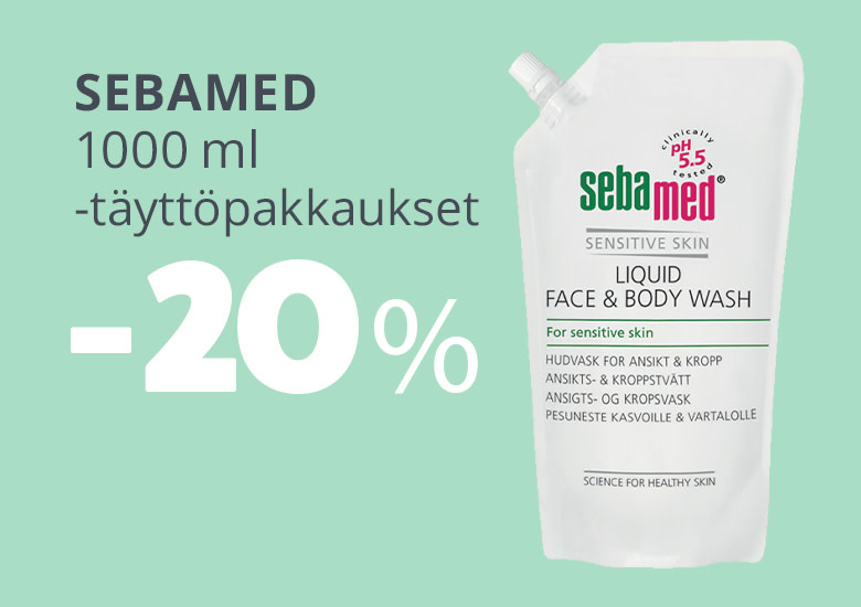 Heinäkuun tarjous | Sebamed-täyttöpakkaukset -20 %