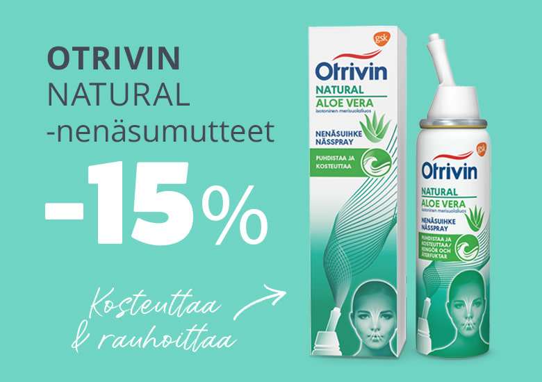Lokakuun tarjous | Otrivin Natural -nenäsuihkeet -15 %