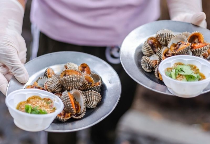 Thai seafood - blood clams