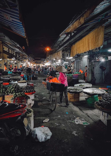 Explore Hanoi's food markets in the early hours with a chef