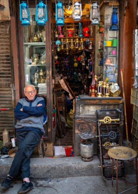 Explore the backstreets around old Cairo