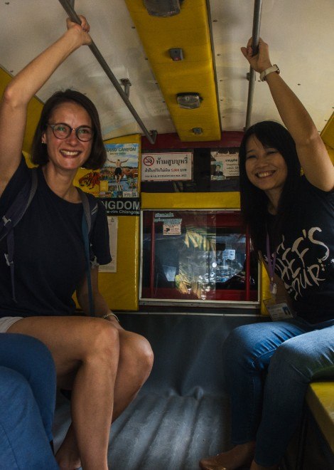 Explore Chiang Mai in our private songthaew truck