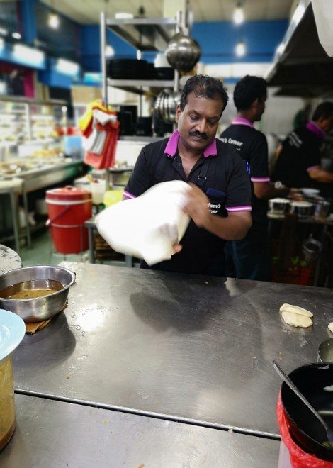 Watch rotis being made in Singapore