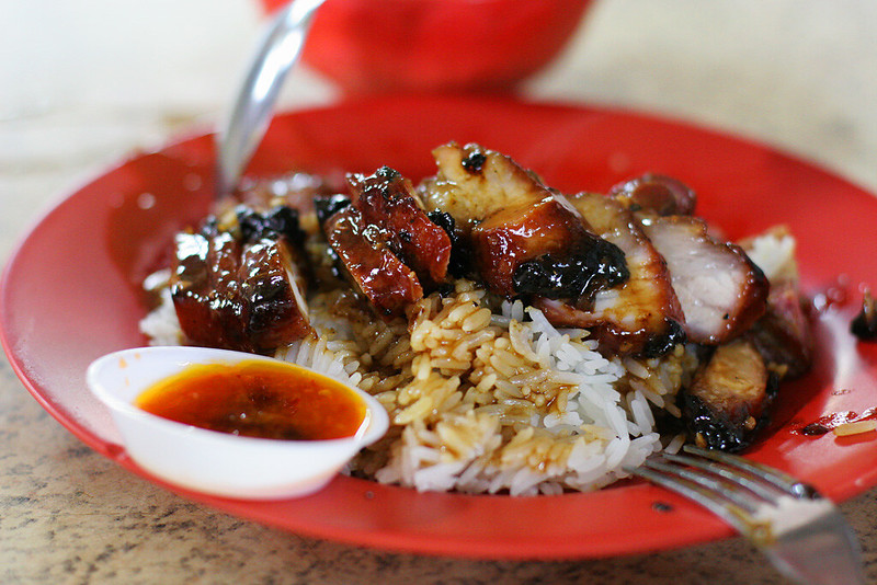 Char siew - best hawker food in Singapore