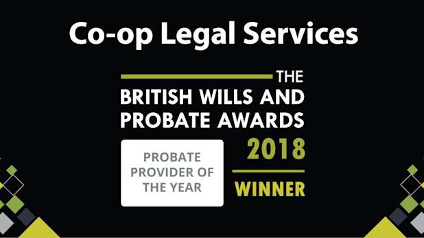 The British Wills and Probate Awards 2018 winner for probate provider of the year