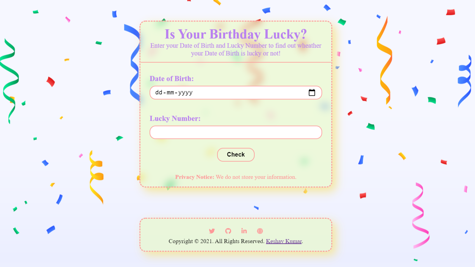 Is Your Birthday Lucky?