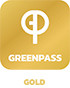 Logo: GreenPass Gold Zertifizierung