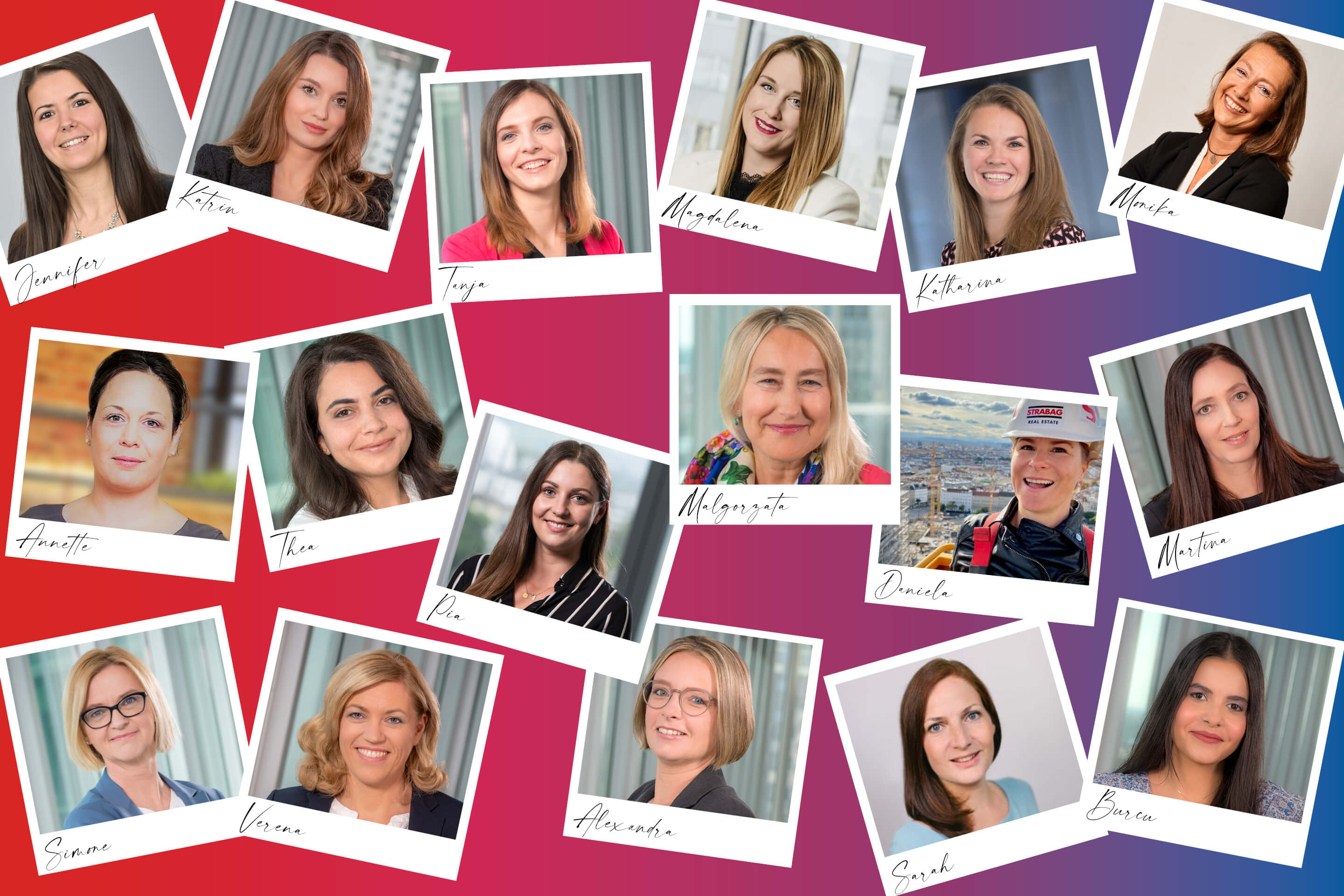 Foto: Frauen bei STRABAG Real Estate Collage