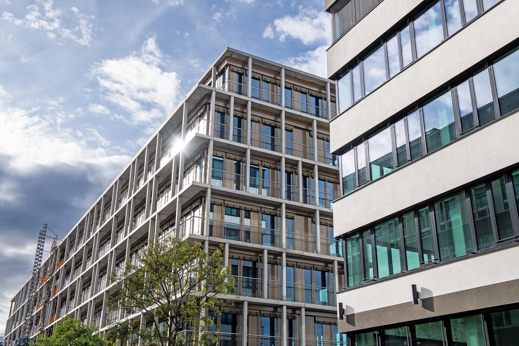 Neues Bürogebäude in Freiburg