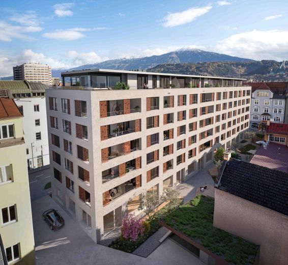 Photo: Exterior view of the MIO project in Innsbruck