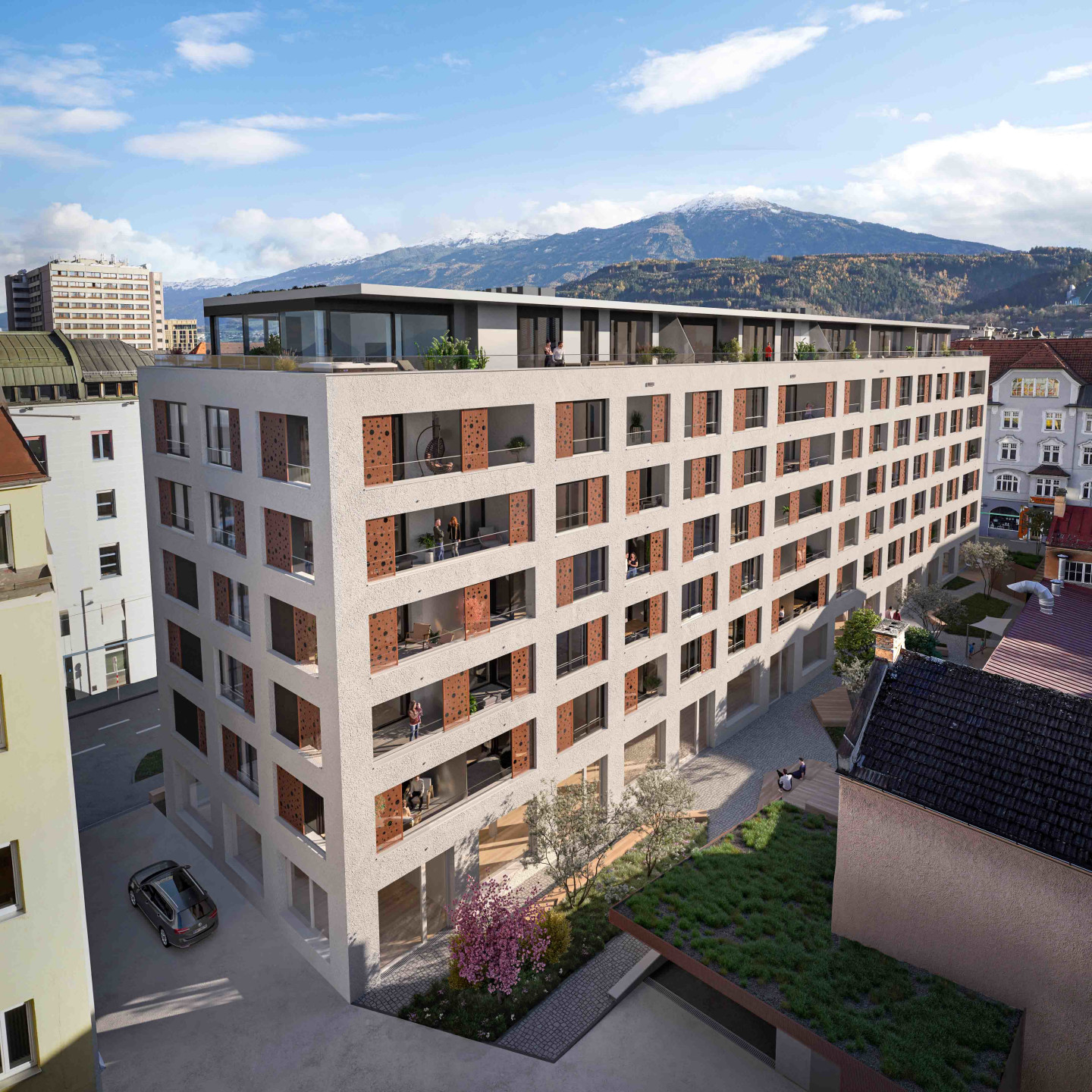 Foto: Visualisierung Projekt MIO in Innsbruck von STRABAG Real Estate