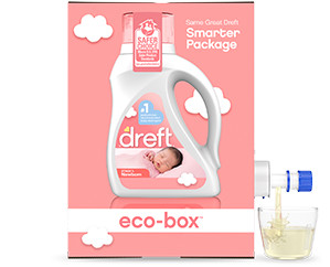 Detergente líquido para ropa Dreft Eco - Box Recién nacidos