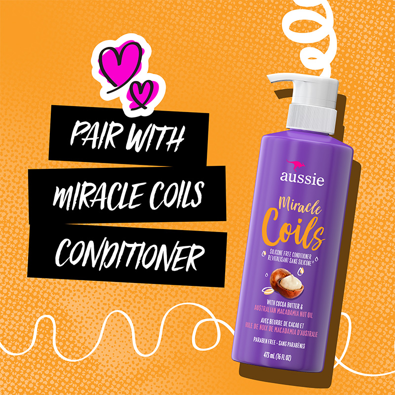 Miracle Coils Shampoo pair with Miracle Coils Conditioner