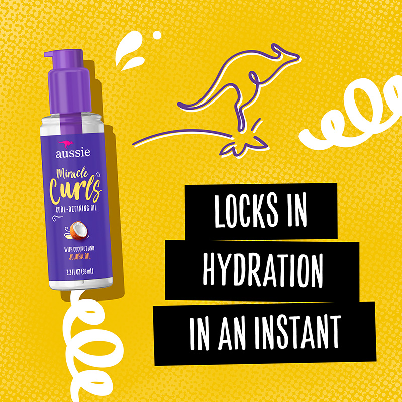 Miracle Curls Curl Defining Oil LOCKS IN HYDRATION IN AN INSTANT