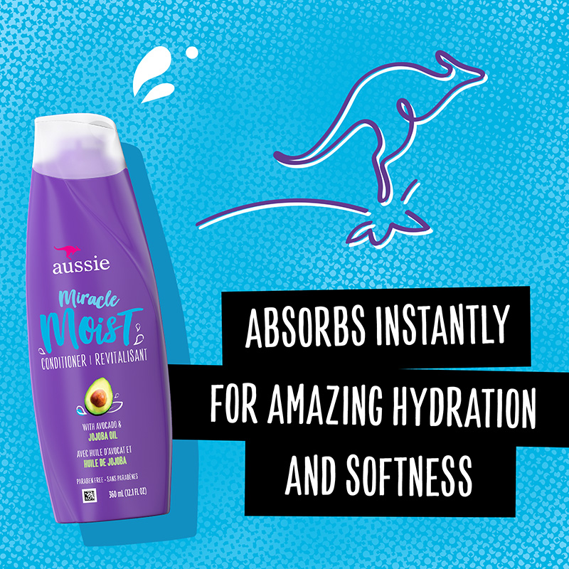 Miracle Moist Conditioner ABORBS INSTANTLY FOR AMAZING HYDRATION AND SOFTNESS