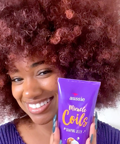 scroll stoppin’ coils our NEW Miracle Coils Shaping Jelly gives you just the right amount of hold to keep your coils defined and give your natural texture that extra oomph, as seen here on @ashley_masse and her coils