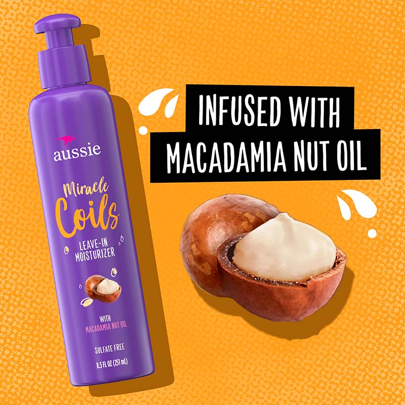 Infused with macadamia nut oil