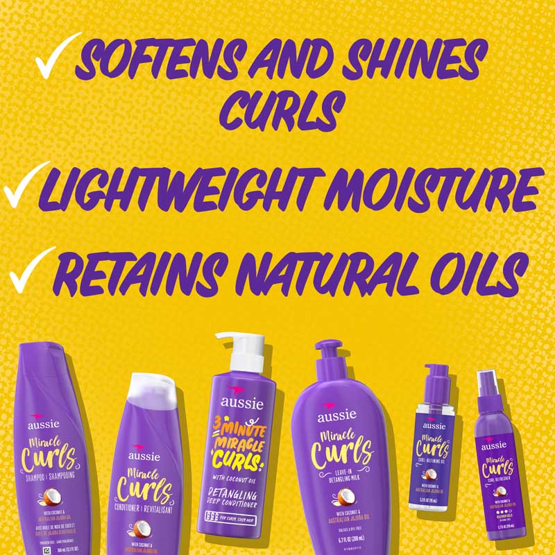 softens and shines curls , lightweight moisture, retains natural oils