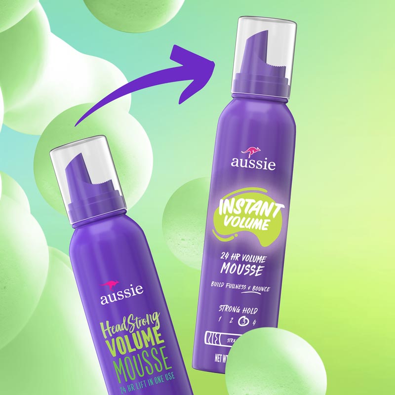 Instant Mousse pump up your hair with extra shine