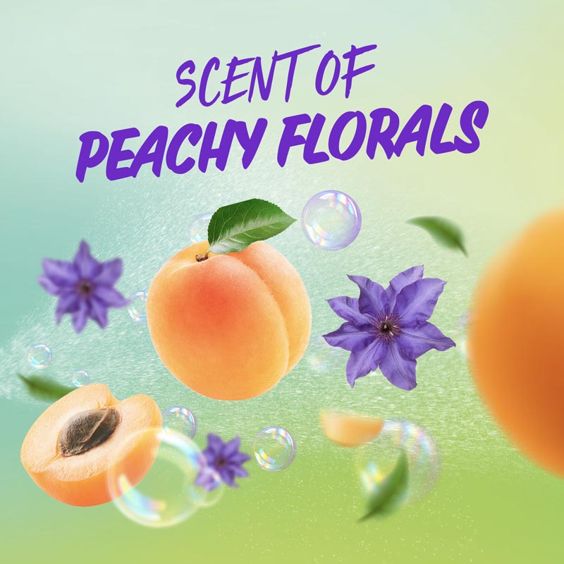 peachy floral scent