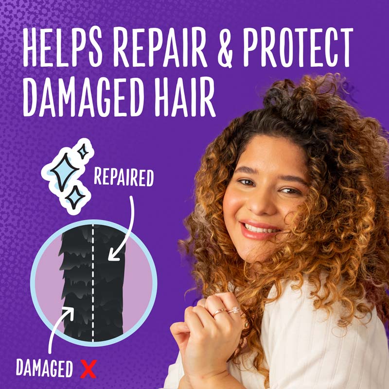 Helps repair & protect damaged hair