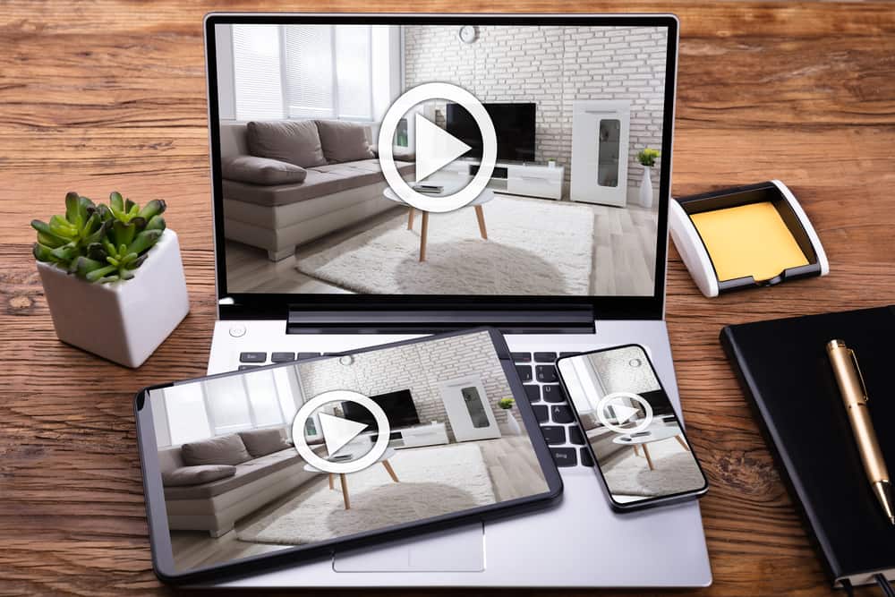 Virtual real estate event