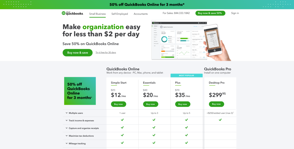 best small business software 2020