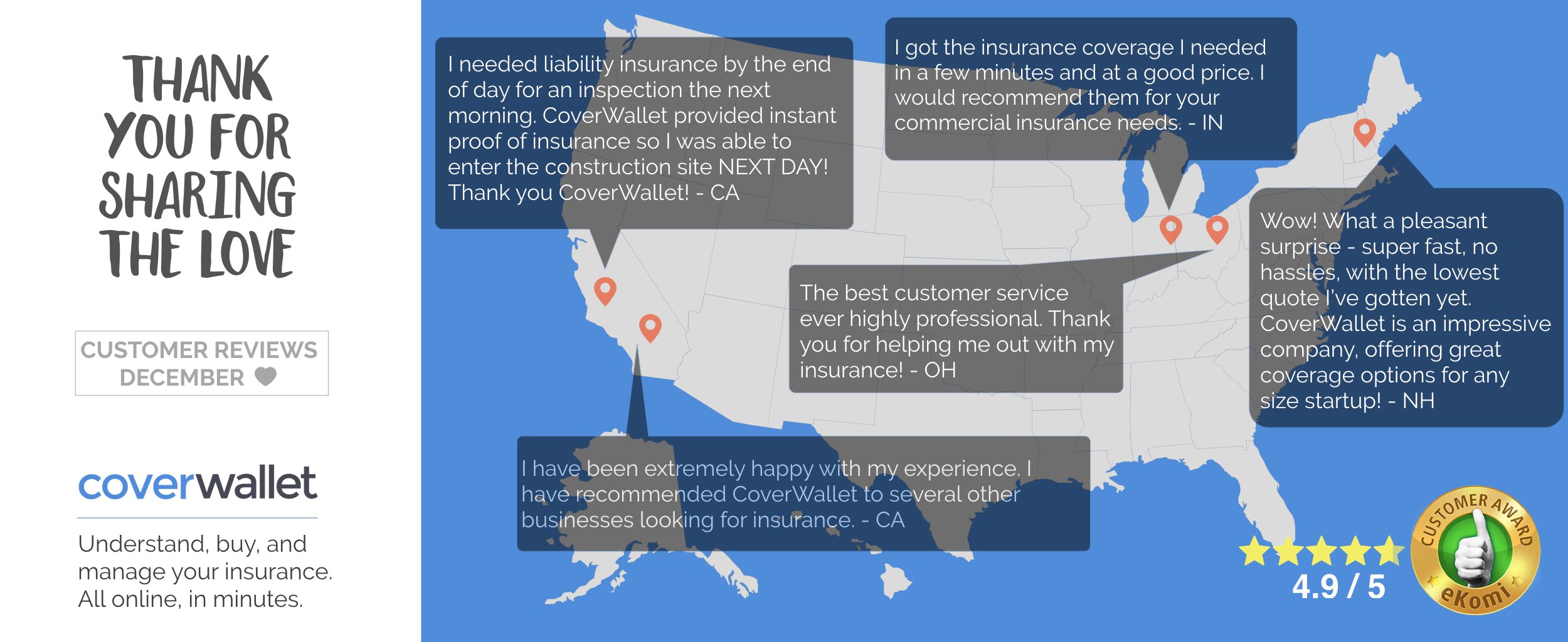 Customer Review Map
