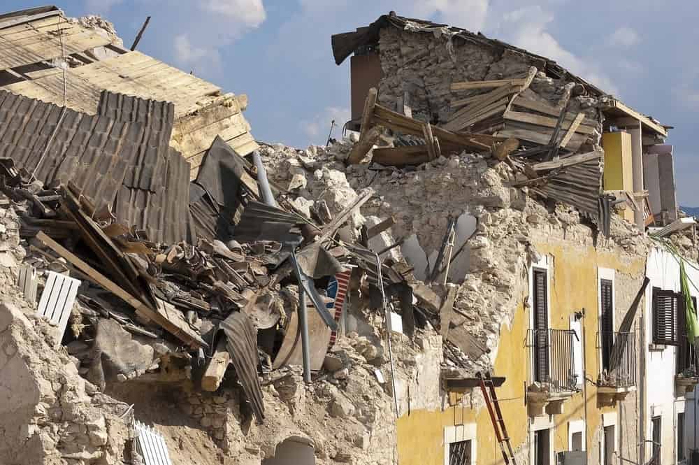 Earthquake natural disaster