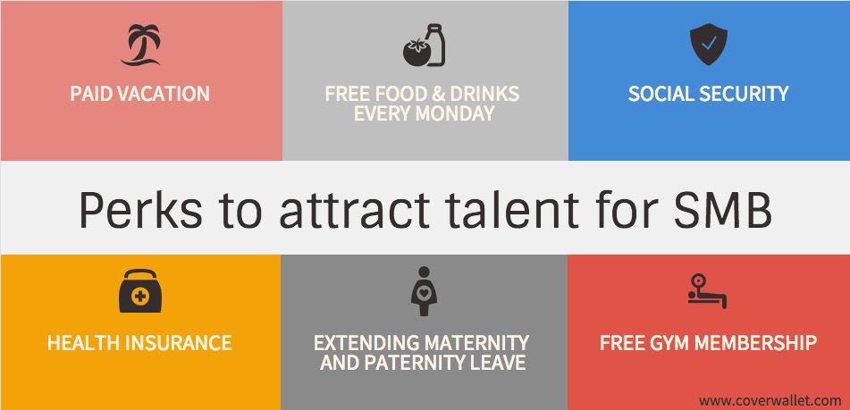 Perks to attract talent for SMB