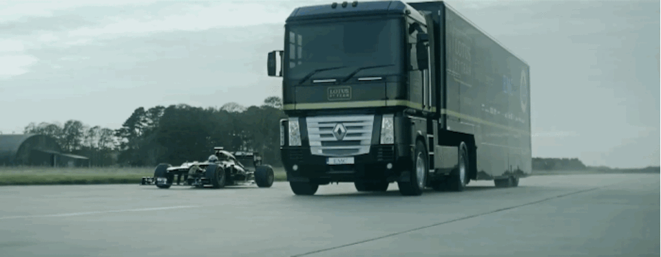 Truck speed