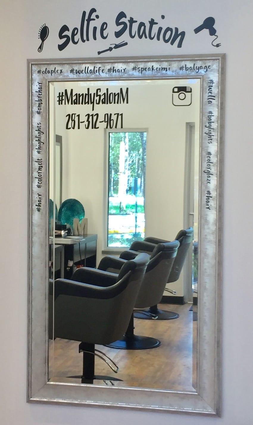 selfie station beauty salons