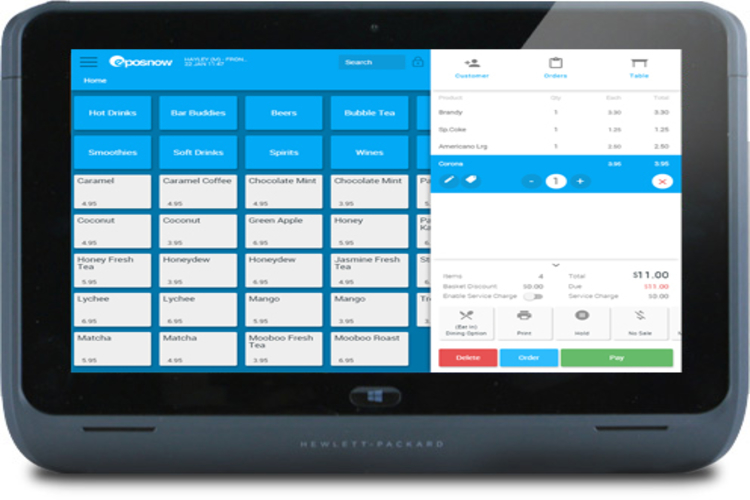 Epos now pos system