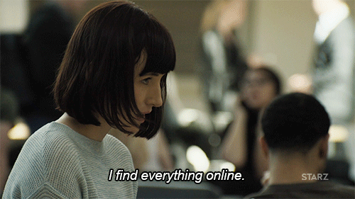 Customers shopping and investigating online