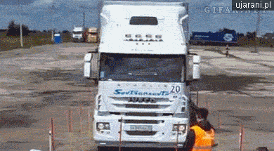 Skilled truck parking