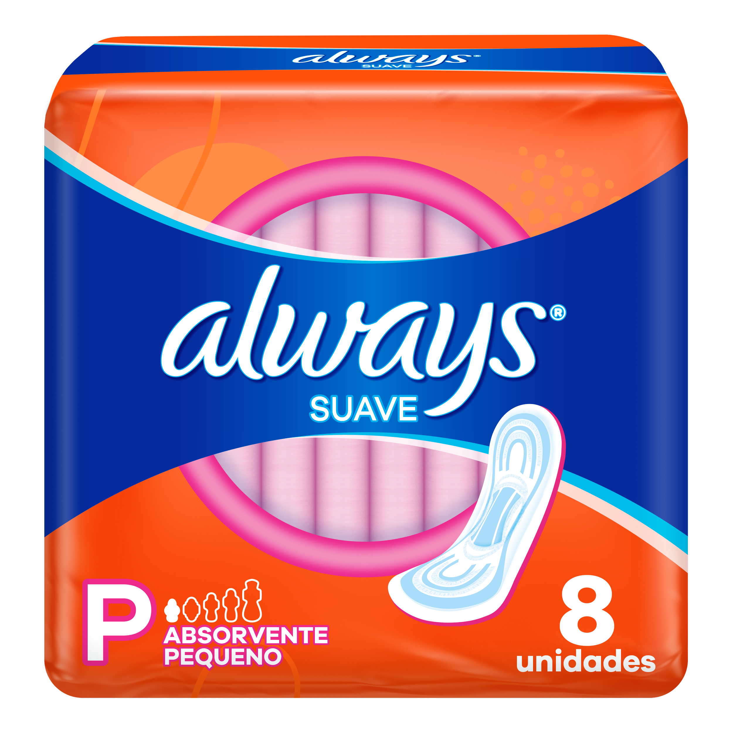 Absorvente Always Super Proteção Sem Abas Suave