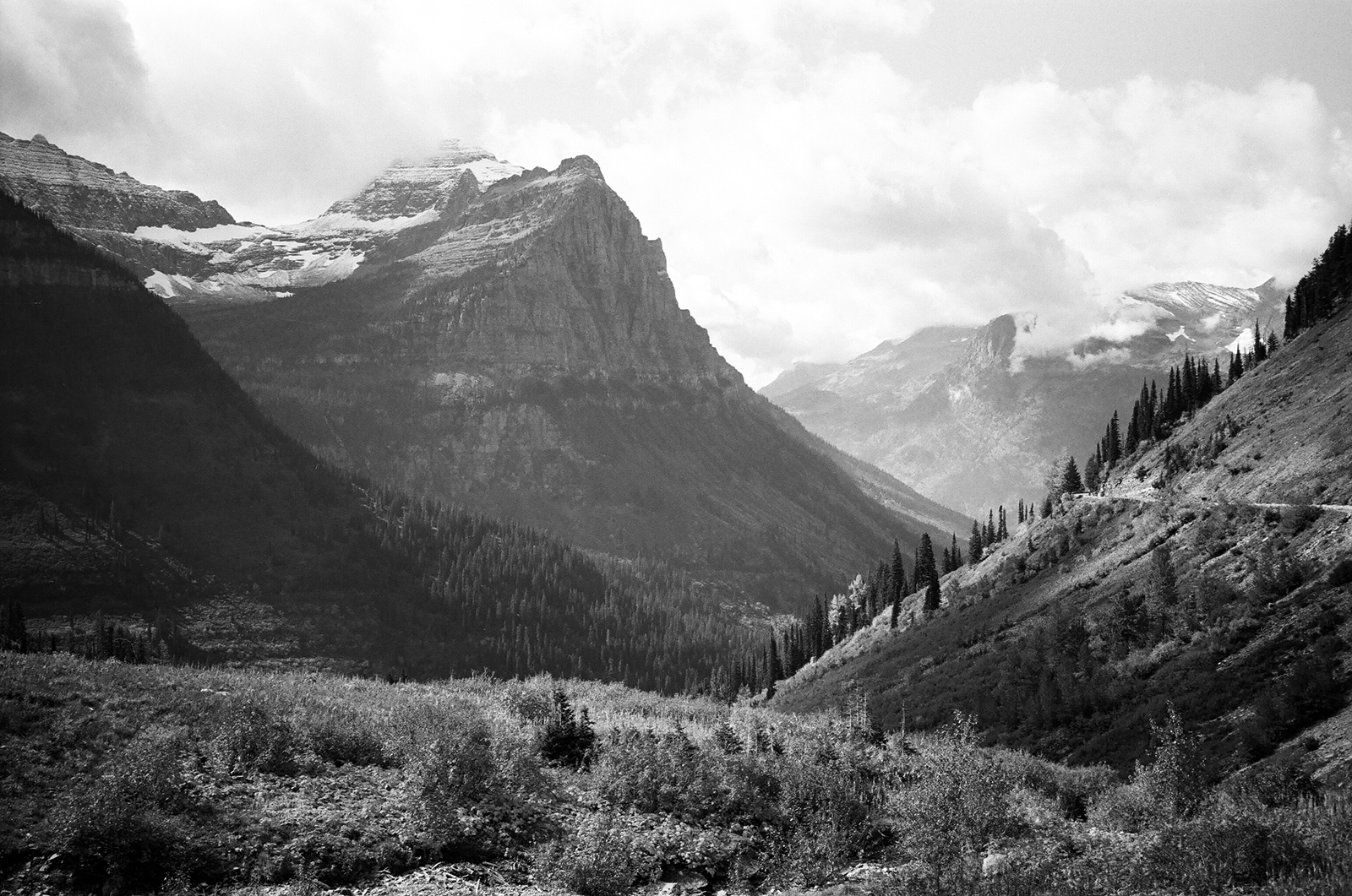 Glacier National Park, Montana Mountain Landscapes, Nature Photography, Rustic Decor, outlets Black and White, Monochrome, BW, Light Rays