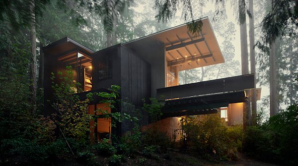Project: Jim Olson's Cabin at Longbranch, WA. Photography by Kevin Scott / Olson Kundig