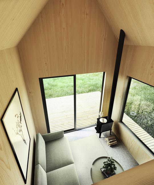 Walden's Modern Loft Cabin