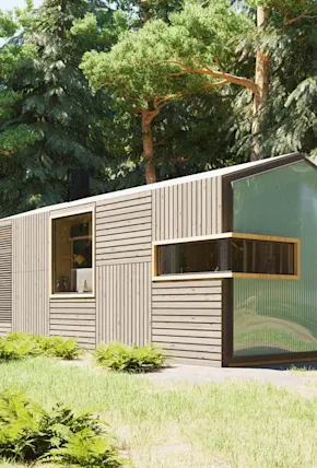 HOM3 Cabins Bring Minecraft-inspired Home Designs IRL