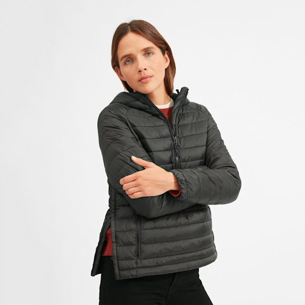 Women's 100% Recycled Polyester Pullover Puffer, $98