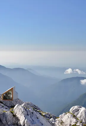 A Prefab Public Shelter Designed for Slovenian Mountaineers
