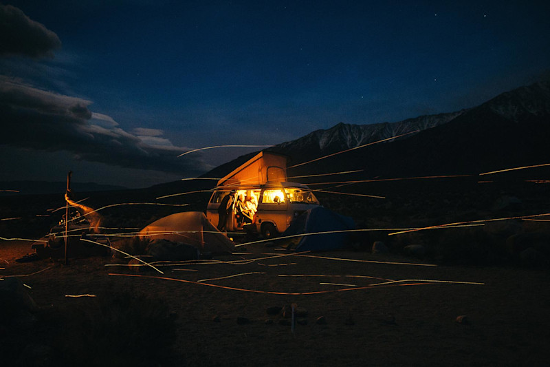 Mobile studio by Zya Levy, Cabin-Time: E. Sierras, Photo: Carson Davis Brown