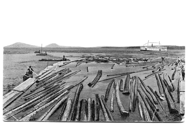 Archival imagery courtesy of the Collections of the Moosehead Historical Society