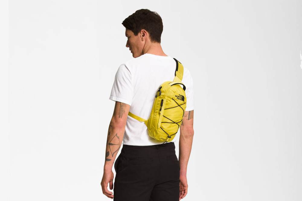 Bee Yellow Sling Backpack Leisure Oblique Cross Chest Bag for Men