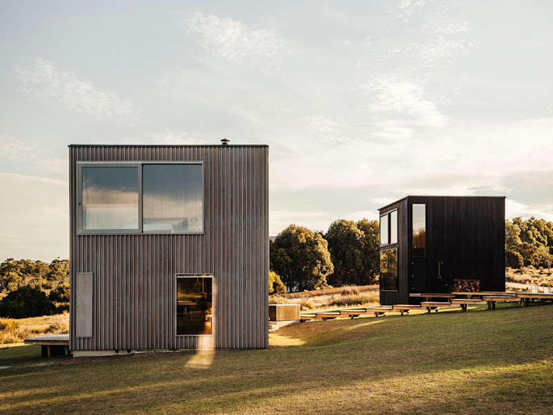 These Tiny Box Cabins Bring Community to the Outback in Tasmania