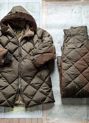 Eddie Bauer x Buck Mason Remake 1940's Down Outerwear for Modern Life