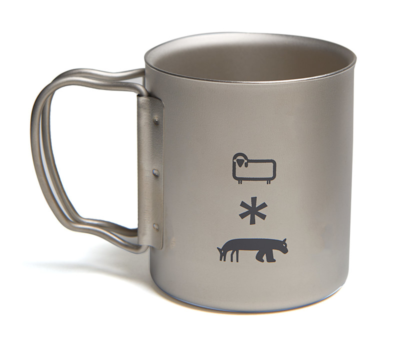 Titanium Snow Peak Mug